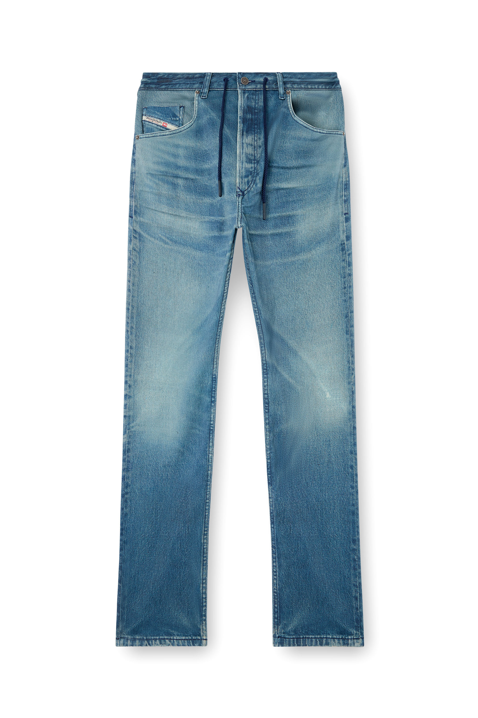 Diesel - Man's Regular 2032 D-Krooley Joggjeans® 068PC, Light Blue - 3